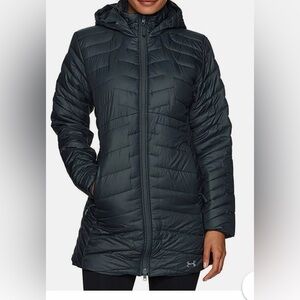 Under Armour Women's Dark Gray Puffer Coat